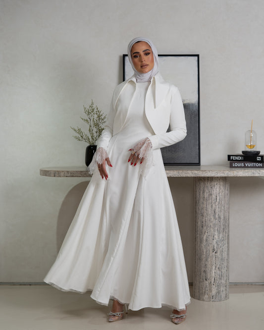 White lace dress (code 5 )