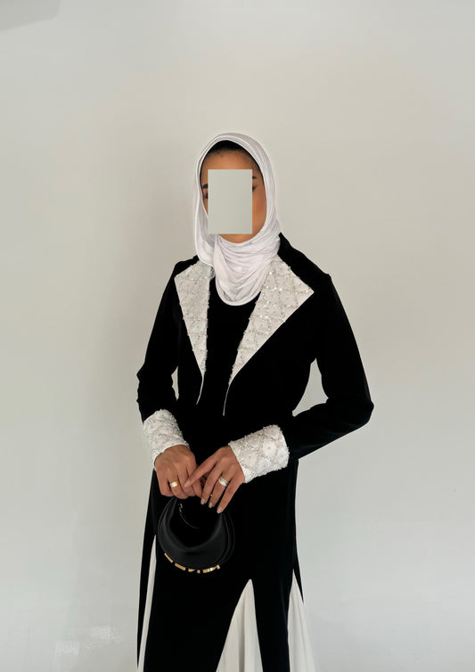 Black and white